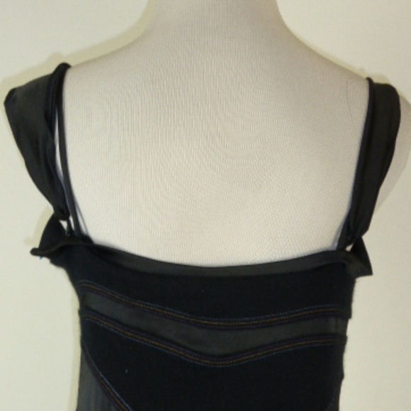 CUSTO BARCELONA BLACK ANGORA TUNIC DRESS 8 - Picture 4 of 5